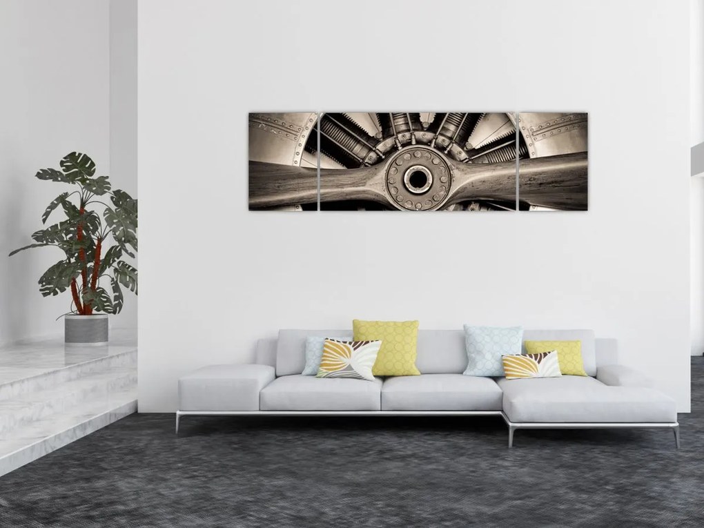 Obraz - Śmigło pneumatyczne (170x50 cm)