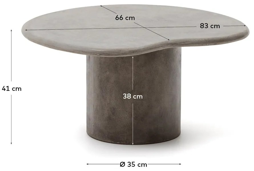 Stolik ogrodowy 77x83 cm Macarella – Kave Home