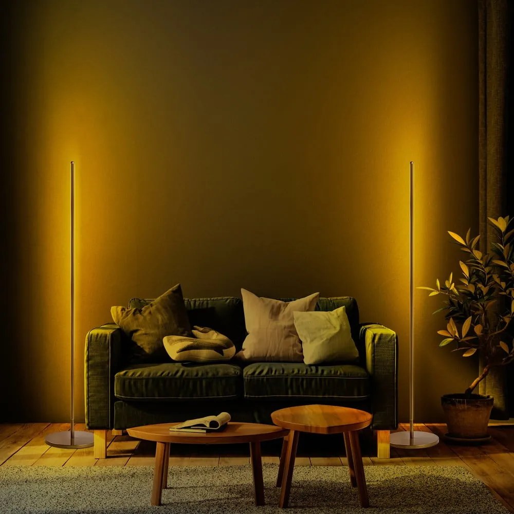 Lampa stojąca LED w kolorze złota (wysokość 153 cm) Only – Opviq lights