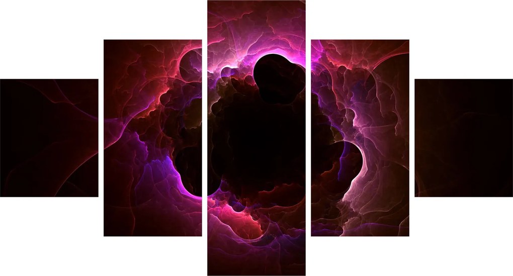 Obraz - abstrakcja chmur (125x70 cm)