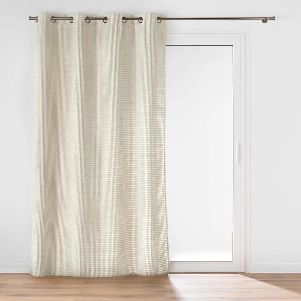 Beżowa aksamitna zasłona 140x260 cm Swing – douceur d'intérieur