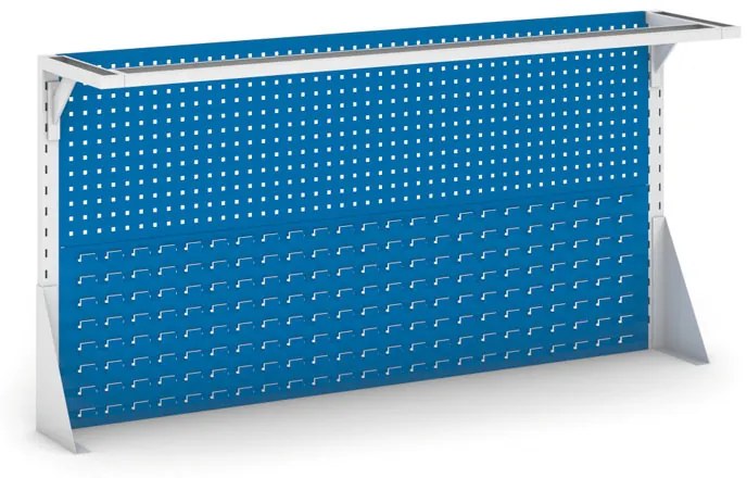 Panel nad stół 1800 mm, na narzędzia i plastikowe pojemniki