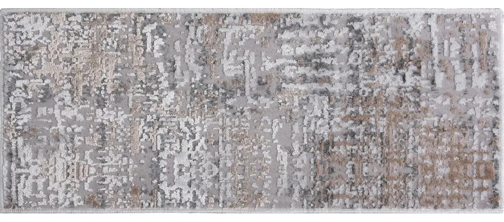 Szaro-beżowe bawełniane dywaniki na schody zestaw 16 szt. 25x65 cm Milano Bej – Vitaus