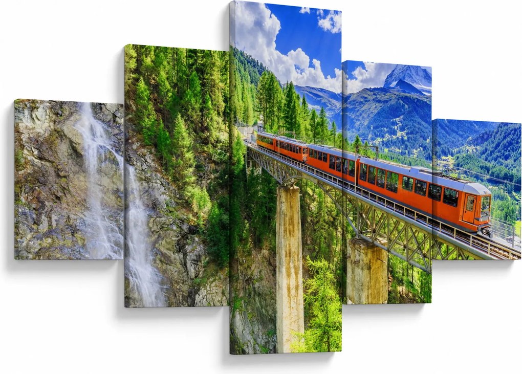 Obraz - Matterhorn, Zermatt, Wallis, Szwajcaria (125x70 cm)