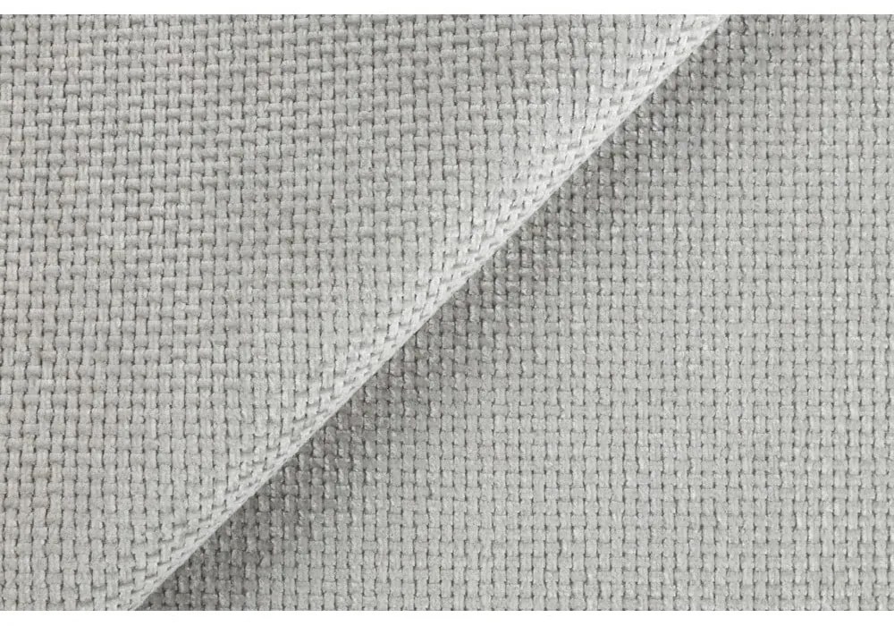 Jasnoszara sofa z tkaniny szenilowej 140 cm Freya – Ropez