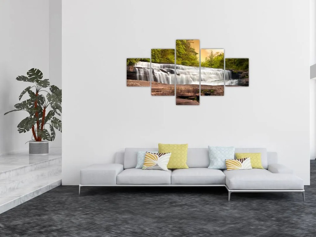 Obraz wodospadu (125x70 cm)