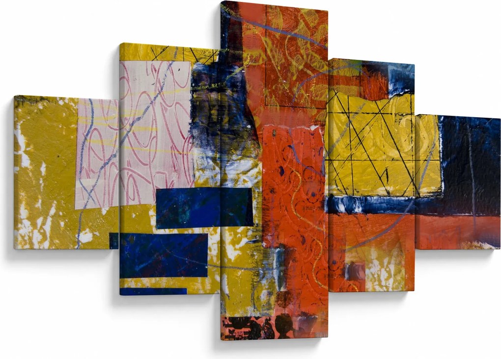 Obraz - Abstrakcja (125x70 cm)