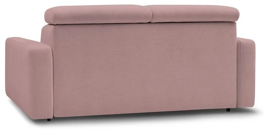 Różowa rozkładana sofa 215 cm Monaco – Bobochic Paris