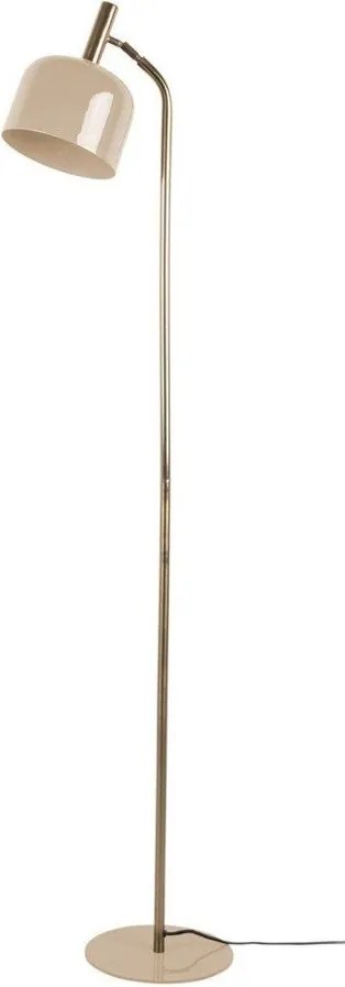 Jasnobrązowa lampa stojąca z metalowym kloszem (wysokość 164 cm) Smart – Leitmotiv