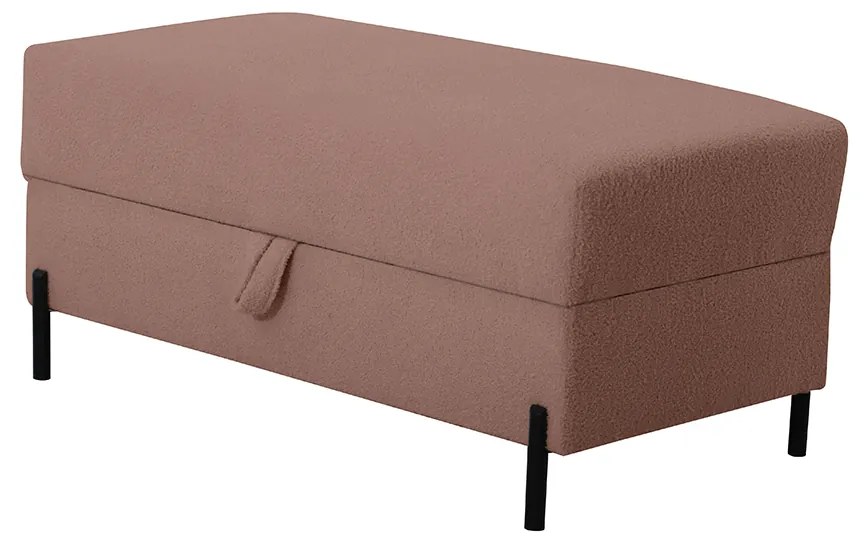 Podnóżek Tymon 100 × 50 cm Różowy