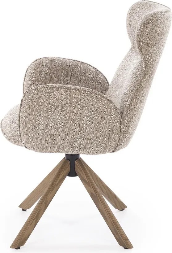 Krzesło do jadalni z obrotowym siedziskiem K585 Halmar