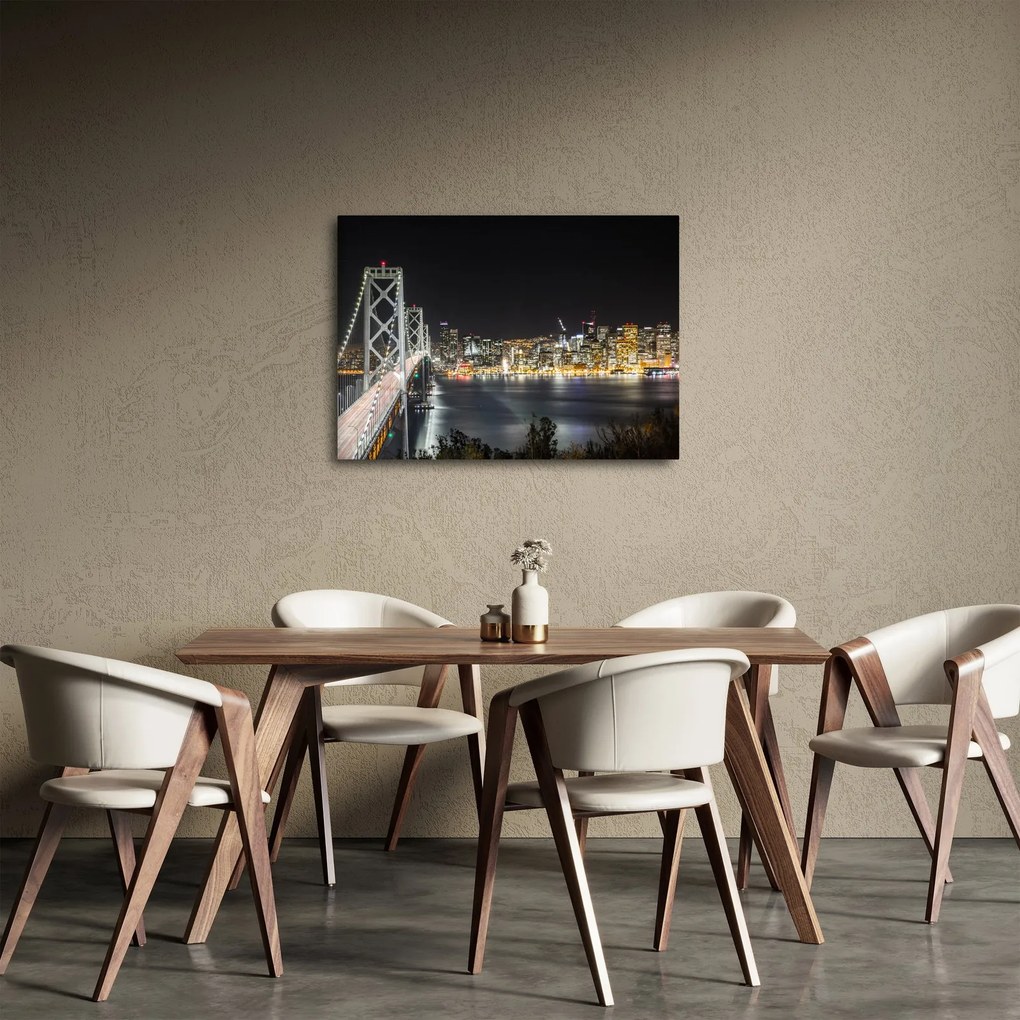 Obraz Brooklyn Bridges i Nowego Jorku (70x50 cm)
