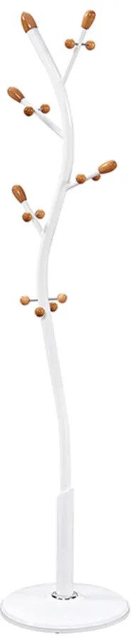 Wieszak metalowy Sadik, biały, 175 cm