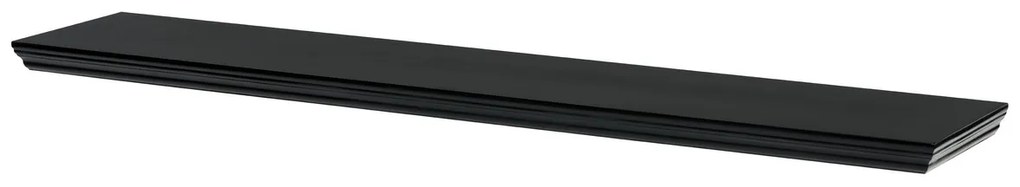 Półka ścienna P-026, matowy czarny, 120 cm