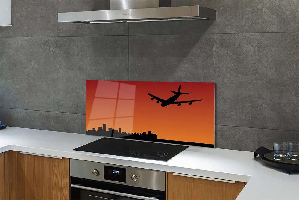 Panel nad Blat Kuchenny Samolot na tle Nieba