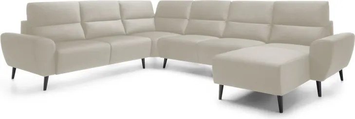 Narożnik BOSCO XL zestaw z elektryczną funkcją regulacji tkanina Monolith 02 Beżowy WERSAL