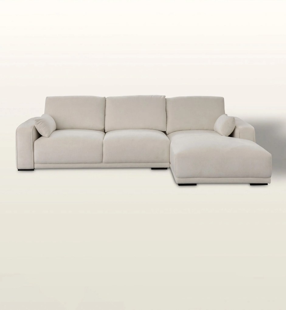 Sofa Silkeborg crème white prawa