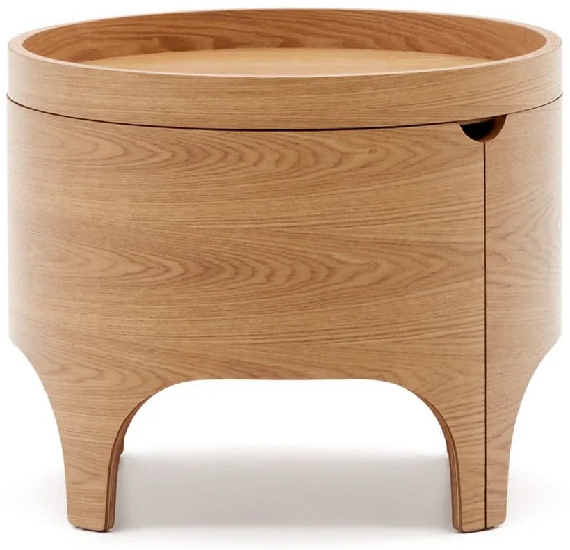Szafka nocna w dekorze jesionu Octavia – Kave Home