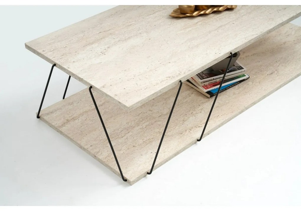 Stolik konferencyjny Labranda Travertine and Black