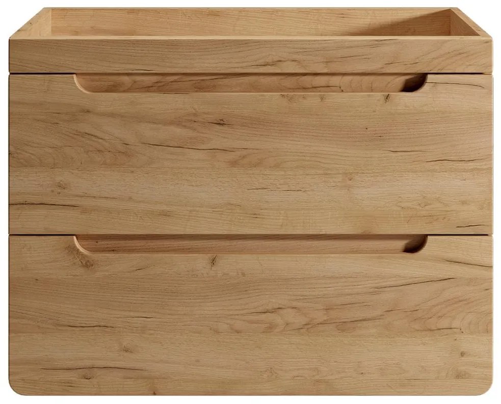 Szafka pod umywalkę wisząca naturalna - 80 cm - ARUBA