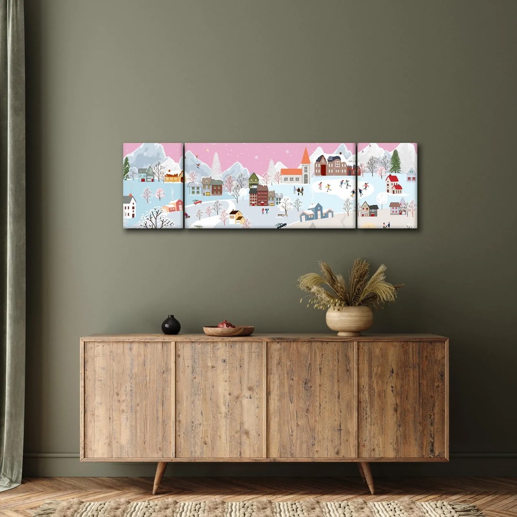 Obraz - Magiczna zima (170x50 cm)