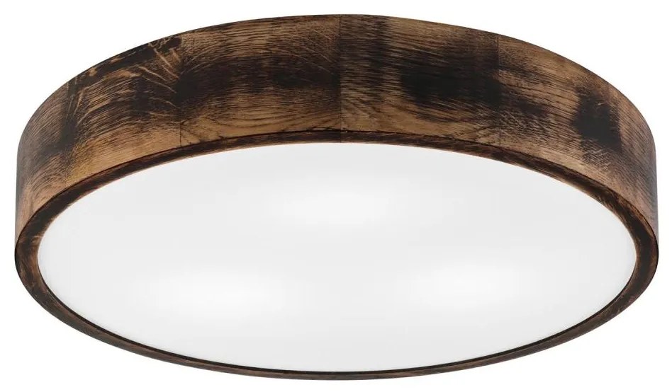 Lampa sufitowa OAK SMOKY 3xE27/15W/230V Ø47,5 cm dąb ciemny brąz