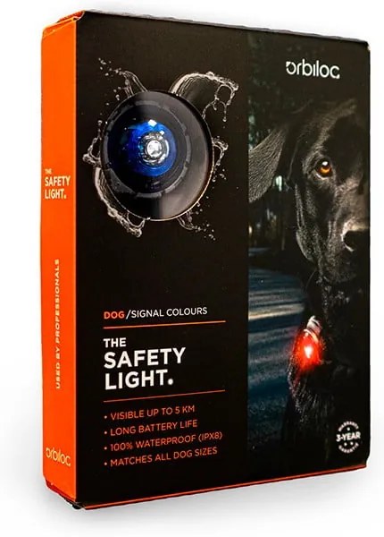 Lampka LED na obrożę Blue – Orbiloc