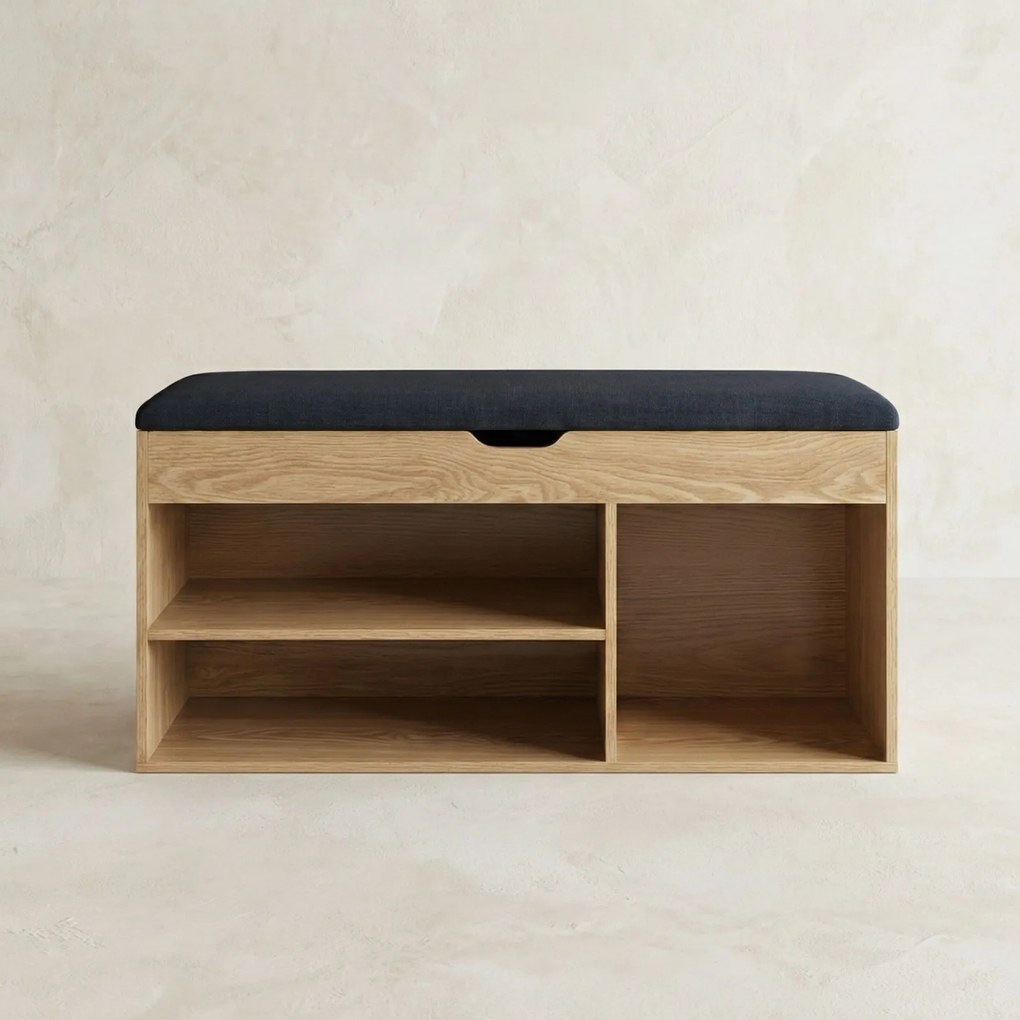 Szafka na buty z siedziskiem TRIA, 103 x 30 x 46 cm