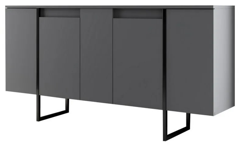 Szafka Luxe Anthracite and Black