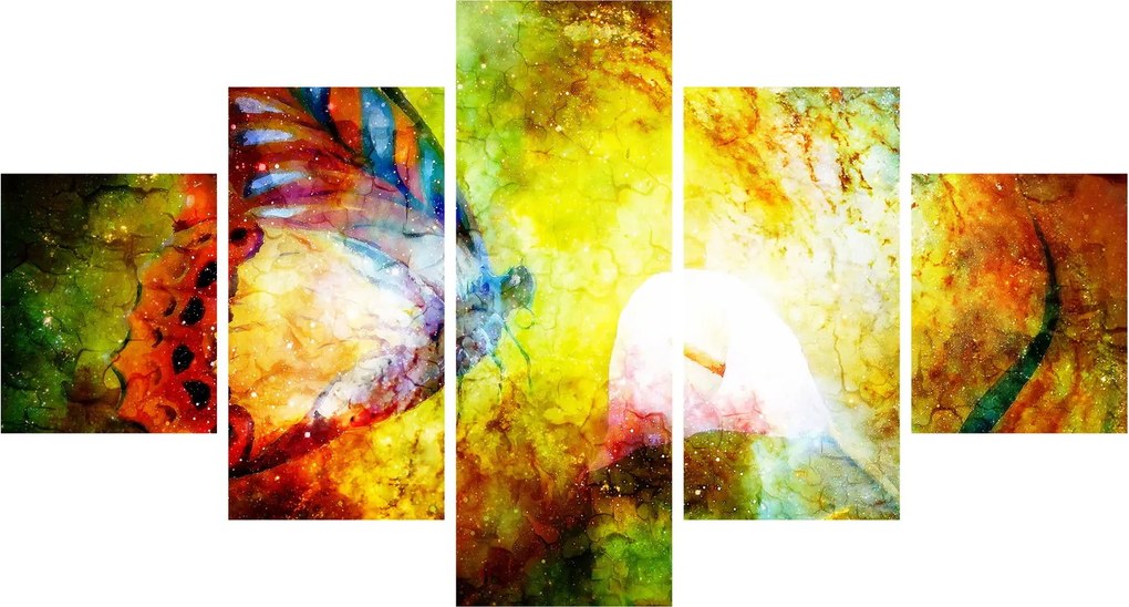 Obraz - Kosmiczny motyl (125x70 cm)