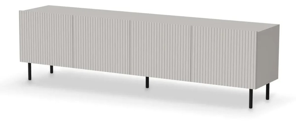 Szafka RTV PAXOS 2 200cm kaszmirowa HALMAR