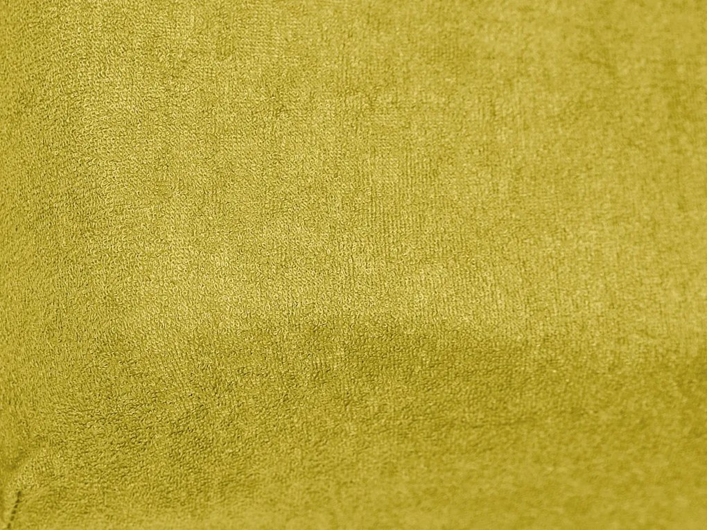 PrzytulneMieszkanie.pl Prześcieradło frotte do łóżeczka żółte 60x120 cm