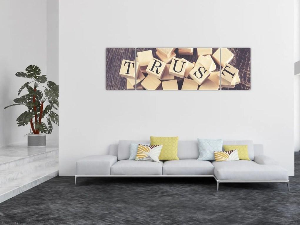 Obraz - Zaufanie (170x50 cm)