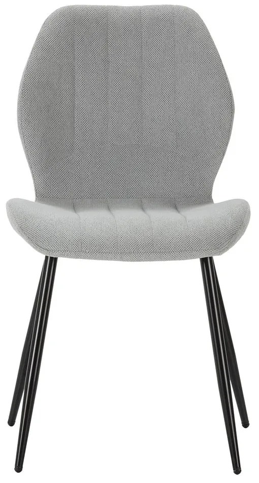 Jasnoszare krzesła zestaw 4 szt. Milu – Marckeric