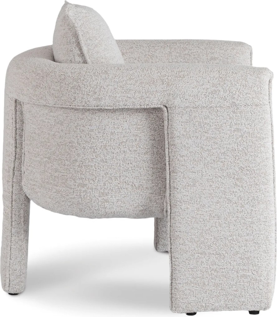 Fotel Wypoczynkowy do Salonu GALA Szary Nowoczesny