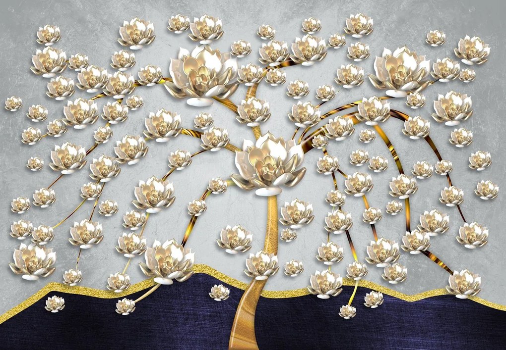 Fototapeta - Drzewo magnolii (196x136 cm)
