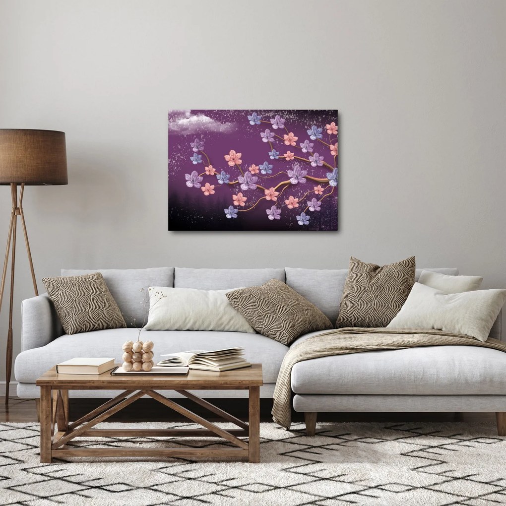 Obraz - Wiosenny zmierzch (70x50 cm)