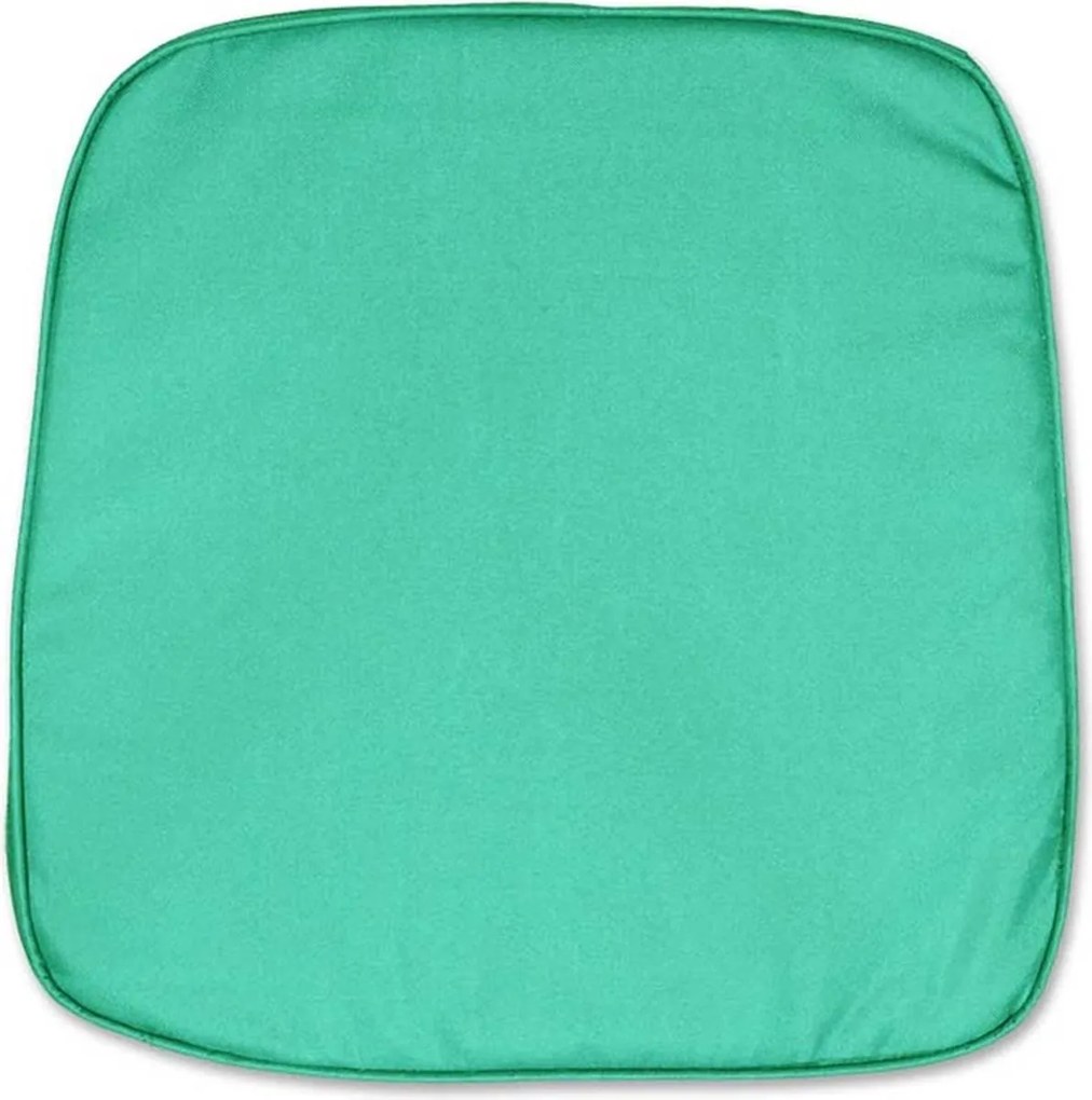Poduszka ogrodowa na krzesło VIREON 44x45 cm, zielono-niebieska