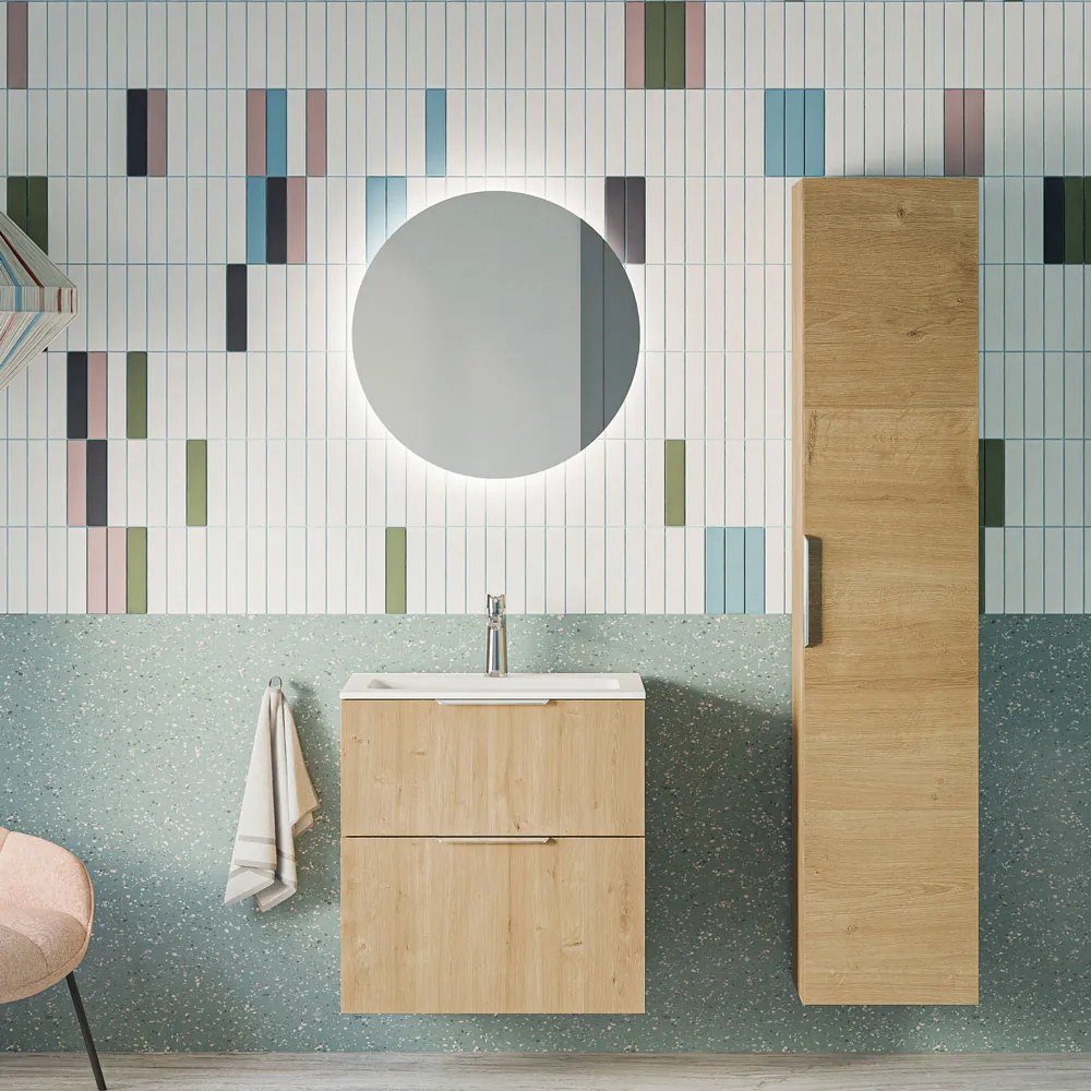 Zestaw mebli łazienkowych TIM 60 cm z umywalką