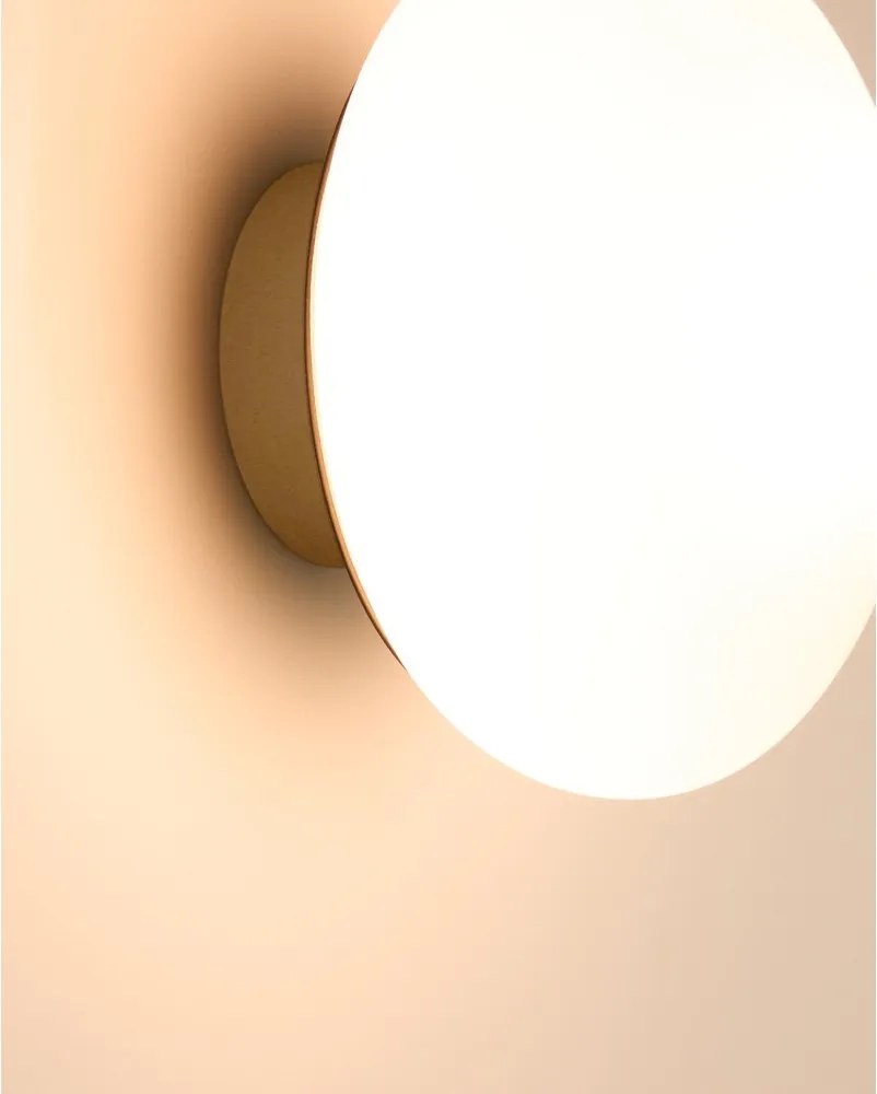 Biało-czarny kinkiet ø 15 cm Bamila – Kave Home