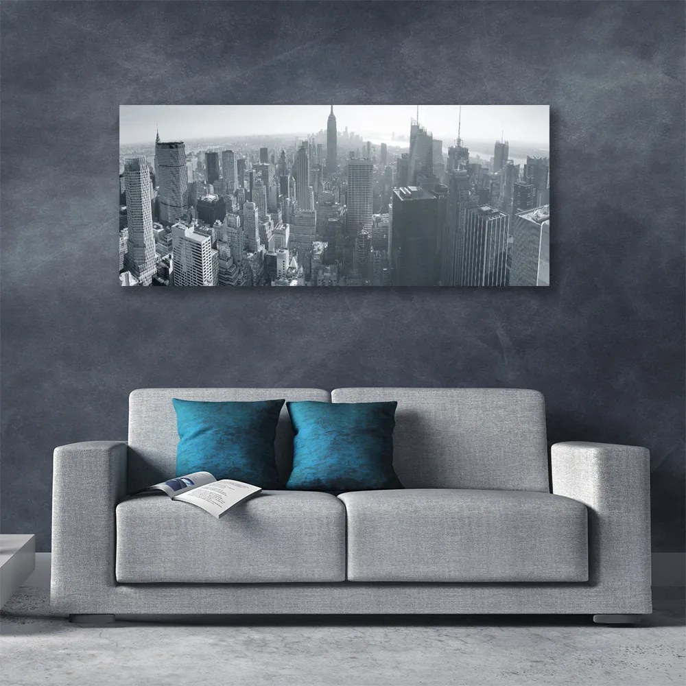 Obraz na płótnie Panorama Miejskich Wieżowców