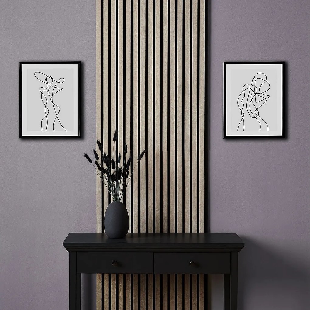 Panele ścienne 60x120 cm Szary