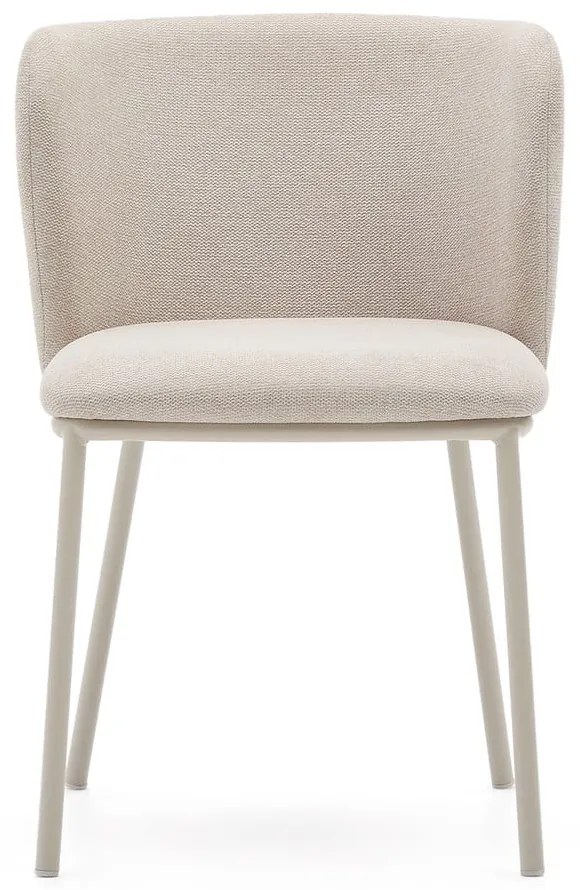 Beżowy tapicerowany fotel jadalniany Ciselia – Kave Home