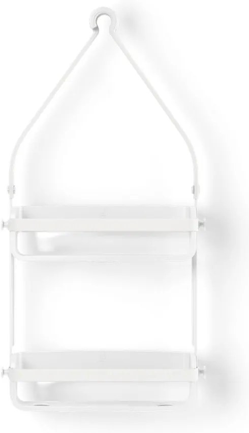 Biała wisząca plastikowa półka łazienkowa Flex – Umbra