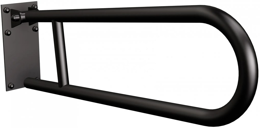 Uchwyt półokrągły uchylny czarny