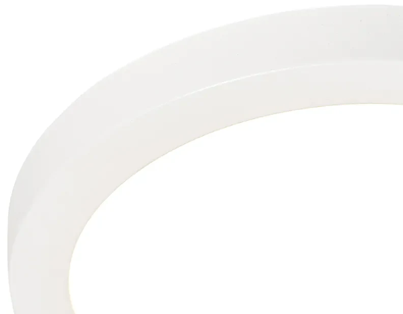 Zewnetrzna Zestaw 6 natynkowych lub wpuszczanych reflektorów White 22 cm z diodami LED z 3-stopniową funkcją ściemniania do ciepłej barwy - Trans Oswietlenie zewnetrzne