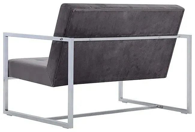Zgrabna 2-osobowa sofa Aparro - szara