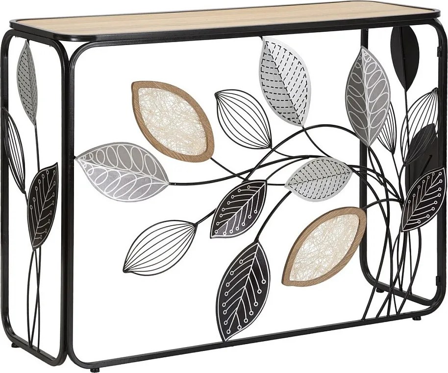 Stolik Konsolowy Natura 3, Wielokolorowy, 108x36,8x80 cm, Kendra Home