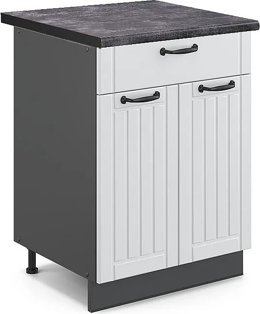 Szafka dolna do kuchni biały domek wiejski 60x60x82 fame-line