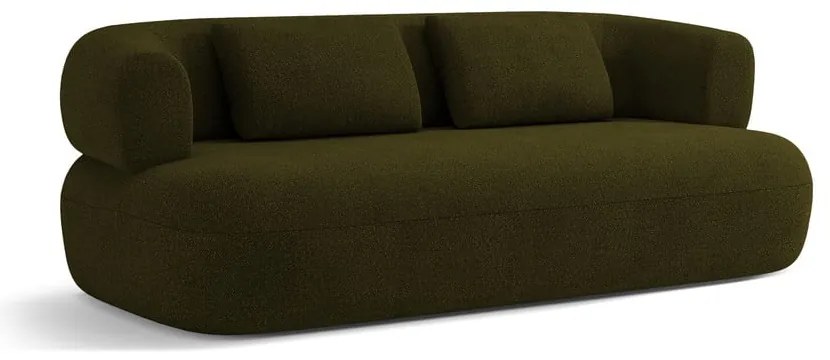 Zielona sofa z materiału bouclé 178 cm Jenny – Micadoni Home